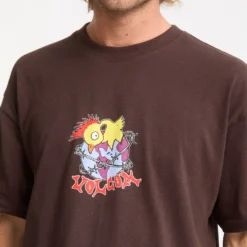 New Born T-Shirt - Cacao -Volcom Store A4332552 CAO 6