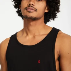 Stone Blanks Tank Top - BLACK -Volcom Store A4512105 BLK 3