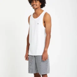 Stone Blanks Tank Top - WHITE -Volcom Store A4512105 WHT 1