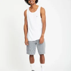 Stone Blanks Tank Top - WHITE -Volcom Store A4512105 WHT 2