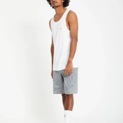 Stone Blanks Tank Top - WHITE -Volcom Store A4512105 WHT 4