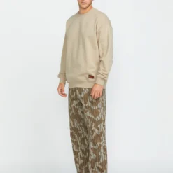 Operators Sweatshirt - LIGHT KHAKI -Volcom Store A4612500 LKH 4