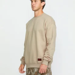 Operators Sweatshirt - LIGHT KHAKI -Volcom Store A4612500 LKH 5