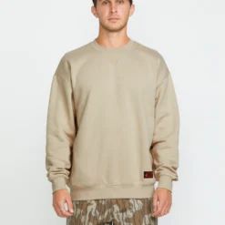 Operators Sweatshirt - LIGHT KHAKI