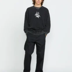 Volcom Ent Sweatshirt - BLACK -Volcom Store A4612501 BLK 4