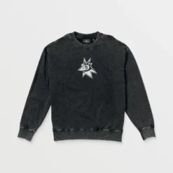 Volcom Ent Sweatshirt - BLACK -Volcom Store A4612501 BLK 7