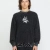 Volcom Ent Sweatshirt - BLACK 2 Volcom Ent Sweatshirt - BLACK -Volcom Store A4612501 BLK F