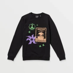 Filip Rygalski Sweatshirt - BLACK 16 Filip Rygalski Sweatshirt - BLACK -Volcom Store A4612503 BLK 7