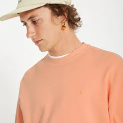 Single Stone Sweatshirt - PALE PEACH -Volcom Store A4612510 PCH OM 2