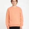 Single Stone Sweatshirt - PALE PEACH -Volcom Store A4612510 PCH OM F