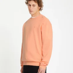 Single Stone Sweatshirt - PALE PEACH -Volcom Store A4612510 PCH OM S