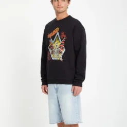 Noder Sweatshirt - BLACK -Volcom Store A4612511 BLK 1