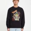 Noder Sweatshirt - BLACK -Volcom Store A4612511 BLK F