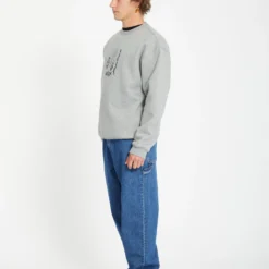 Noder Sweatshirt - HEATHER GREY -Volcom Store A4612511 HGR 4