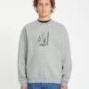 Noder Sweatshirt - HEATHER GREY -Volcom Store A4612511 HGR F