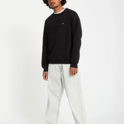 Single Stone Sweatshirt - BLACK -Volcom Store A4612513 BLK 3