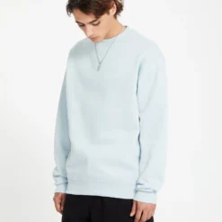 Single Stone Sweatshirt - CAROLINA BLUE -Volcom Store A4612513 CNA 5