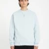 Single Stone Sweatshirt - CAROLINA BLUE -Volcom Store A4612513 CNA F