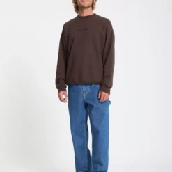 Volcom Stone Sweatshirt - Cacao -Volcom Store A4612514 CAO 5