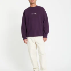 Volcom Stone Sweatshirt - GRAPE ROYALE -Volcom Store A4612514 GPR 2