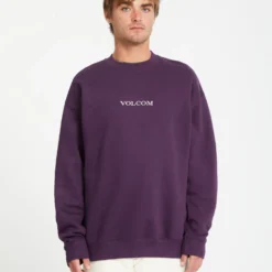 Volcom Stone Sweatshirt - GRAPE ROYALE