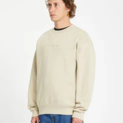 Volcom Stone Sweatshirt - LIGHT KHAKI -Volcom Store A4612514 LKH 5