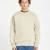 Volcom Stone Sweatshirt - LIGHT KHAKI -Volcom Store A4612514 LKH F