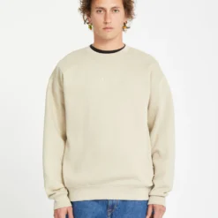 Volcom Stone Sweatshirt - LIGHT KHAKI