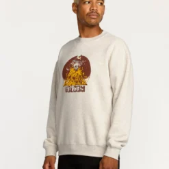 Callum Rooney Sweatshirt - Dust Heather -Volcom Store A4632501 DHE 31