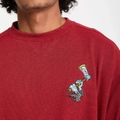 J.J. Villard Sweatshirt - Lifeguard Red 19 J.J. Villard Sweatshirt - Lifeguard Red -Volcom Store A4632505 LRD 7