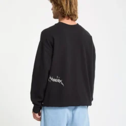 Recto Verso Sweatshirt - Black -Volcom Store A4632507 BLK 3
