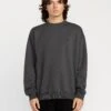 Single Stone Sweatshirt - Asphalt Black -Volcom Store A4632509 ASB 1