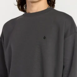 Single Stone Sweatshirt - Asphalt Black -Volcom Store A4632509 ASB 3