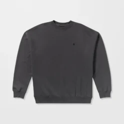 Single Stone Sweatshirt - Asphalt Black -Volcom Store A4632509 ASB 32