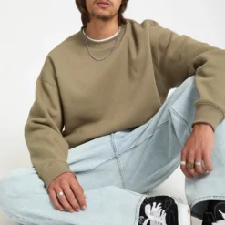 Single Stone Sweatshirt - Brindle -Volcom Store A4632509 BNL 4