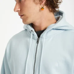 Single Stone Full Zip Hoodie - CAROLINA BLUE -Volcom Store A4812503 CNA 3