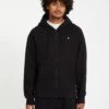 Single Stone Zip Hoodie - Black -Volcom Store A4832500 BLK 1