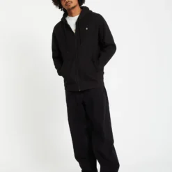 Single Stone Zip Hoodie - Black -Volcom Store A4832500 BLK 5