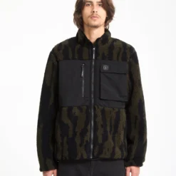 Storm Stone Zip Hoodie - Sage Leaf