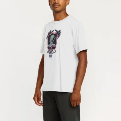 Stone Matter T-Shirt - White -Volcom Store A5032502 WHT 3