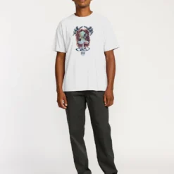 Stone Matter T-Shirt - White -Volcom Store A5032502 WHT 5