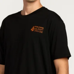 Workwear T-Shirt - Black -Volcom Store A5032504 BLK 3