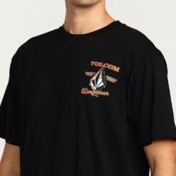 Enamel T-Shirt - Black -Volcom Store A5032505 BLK 3
