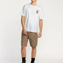 Enamel T-Shirt - White -Volcom Store A5032505 WHT 30