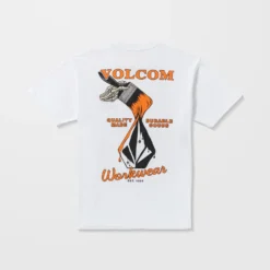 Enamel T-Shirt - White -Volcom Store A5032505 WHT 33