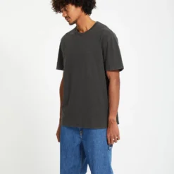 Solid Stone T-Shirt - Black -Volcom Store A5212317 BLK 3
