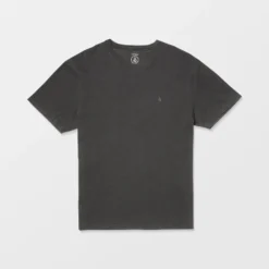 Solid Stone T-Shirt - Black -Volcom Store A5212317 BLK 32