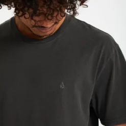 Solid Stone T-Shirt - Black -Volcom Store A5212317 BLK 4