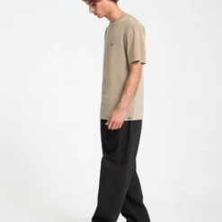 Solid Stone T-Shirt - Brindle -Volcom Store A5212317 BNL 30