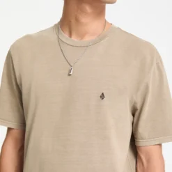 Solid Stone T-Shirt - Brindle -Volcom Store A5212317 BNL 4